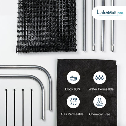 Weeds Won't Grow — With LakeMat Pro!